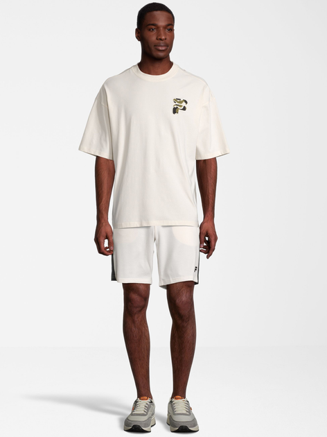 T-shirt męski basic Fila FAM0140-10010 L Biały (4064556333926) - obraz 3