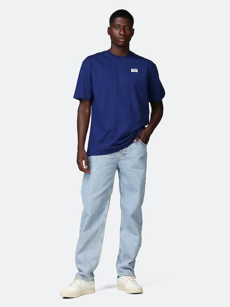 Футболка чоловіча Fila FAM0146-50016 L Синя (4064556288837) - зображення 3