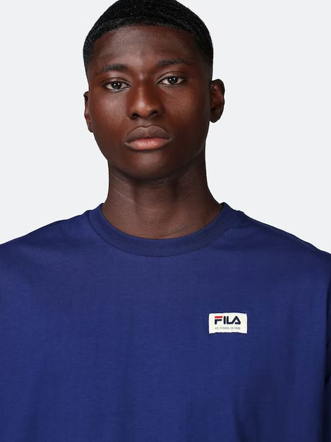 Футболка чоловіча Fila FAM0146-50016 L Синя (4064556288837) - зображення 4