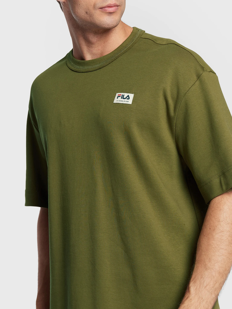 Футболка чоловіча Fila FAM0149-60014 M Оливкова (4064556289209) - зображення 4