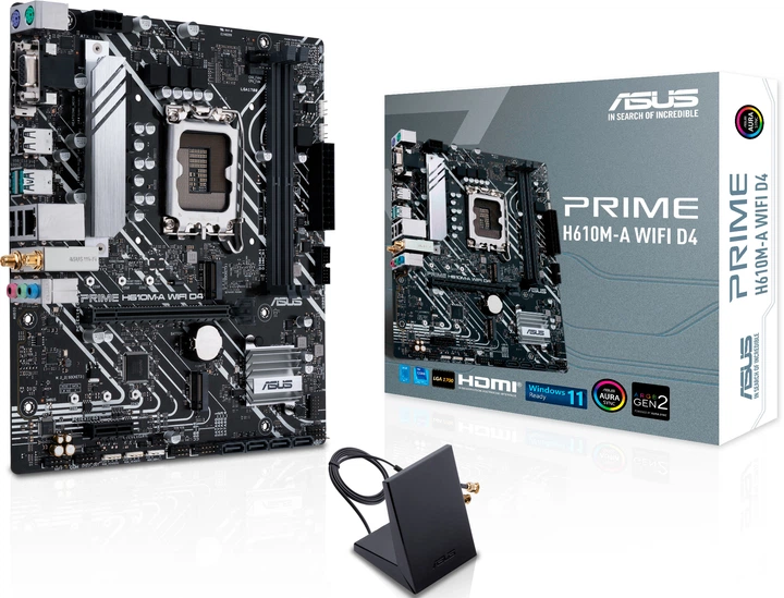 Материнская плата Asus PRIME H610M-A Wi-Fi D4 (s1700, Intel H610