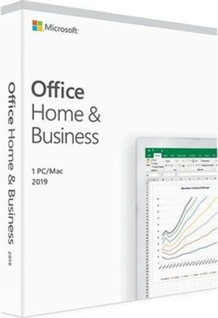 Офисное приложение Microsoft Office Home and Business 2019 (32/64-bit Ukrainian) BOX PKC (T5D-03369) - зображення 1