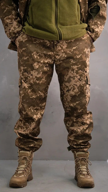Тактические штаны ВСУ военные армейские Softshell пиксель размер 54 - изображение 1
