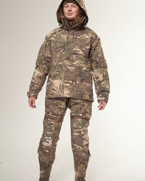 Женская военная форма. Штурмовые штаны + куртка UATAC Gen 5.2 (S) Мультикам FOREST (Лес) - изображение 1