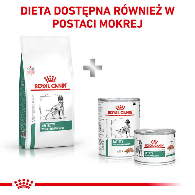 Sucha karma dla dorosłych psów Royal Canin Satiety Weight Management Canine 12 kg (3182550731386) - obraz 7