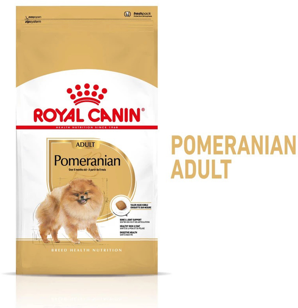 Sucha karma dla dorosłych psów Royal Canin Pomeranian Adult 500 g (3182550908436) (1255005) - obraz 2