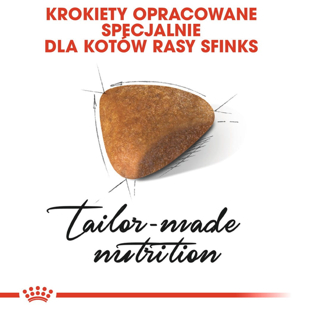 Sucha karma dla dorosłych kotów Royal Canin Sphynx Adult 10 kg (3182550758857) (2556100) - obraz 4
