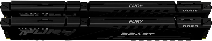 Оперативна пам'ять Kingston Fury DDR5-6000 65536MB PC5-48000 (Kit of 2x32768) Beast AM5 1Rx8 Black (KF560C36BBEK2-64) - зображення 4