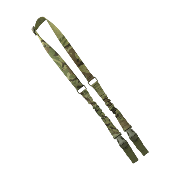 Ремінь збройовий двоточковий Bungee Sling, Kombat Tactical, Multicam - зображення 1