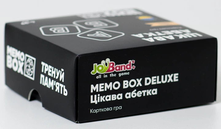 Настільна гра JoyBand MemoBox Delux Цікава абетка (MBD103