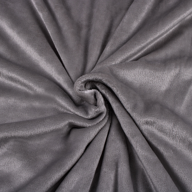 Gray Velvet Fabric by the Yard