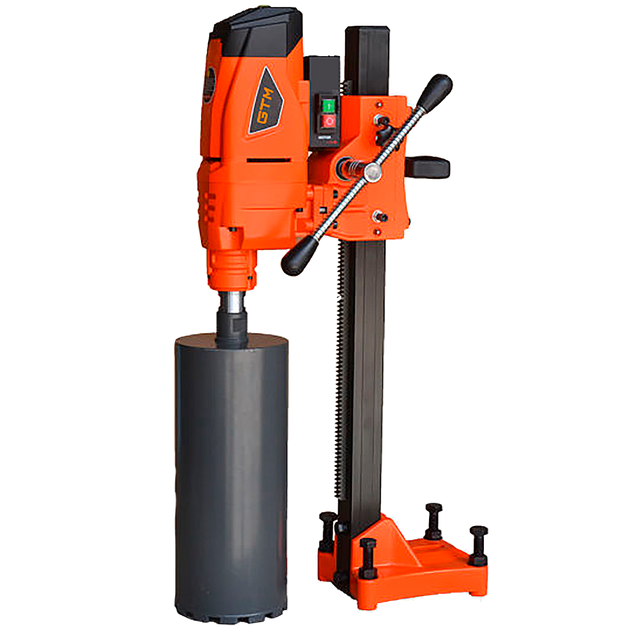 GTM Бурильна установка DK-250/2 4,8 кВт 500об/хв з вертикальною стійкою - Фото 2 GTM Бурильна установка DK-250/2 4,8 кВт 500об/хв з вертикальною стійкою - зображення 2