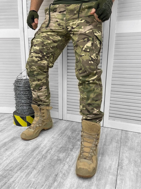 Тактичні військові бойові штани Bronet, Камуфляж: Мультикам, Розмір: XXL - зображення 1