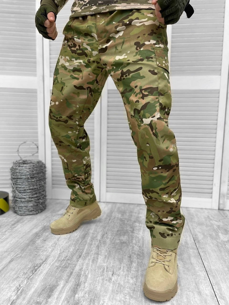 Тактичні військові бойові штани, Камуфляж: Мультикам, Розмір: M - зображення 1