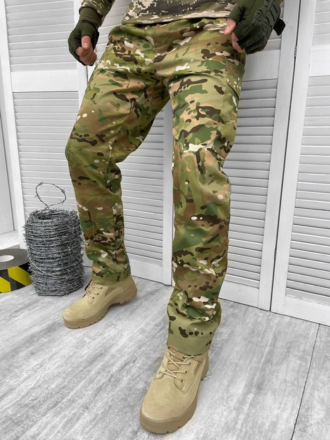 Тактичні військові бойові штани, Камуфляж: Мультикам, Розмір: M - зображення 2
