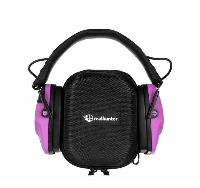 Профессиональные Активные Тактические Наушники REALHUNTER Active ProSHOT BT Bluetooth Розовый (EM030 PINK) - изображение 2