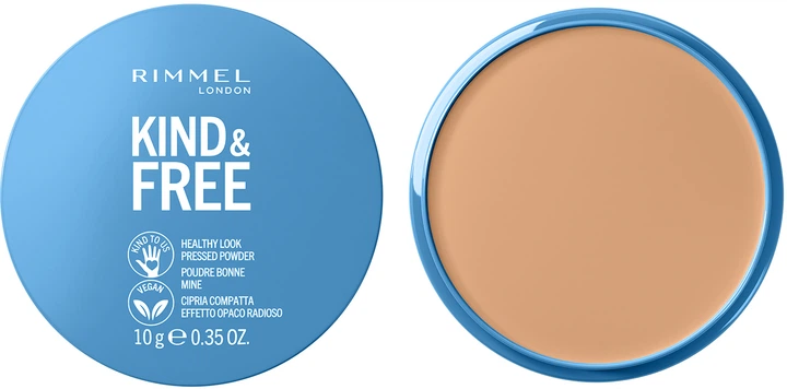 Puder do twarzy Rimmel Kind & Free 020 Light w kompakcie 10 g (3616302989874) - obraz 2