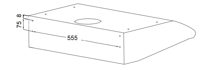 Okap kuchenny Akpo WK-7 P3050/60 Czarny - obraz 7