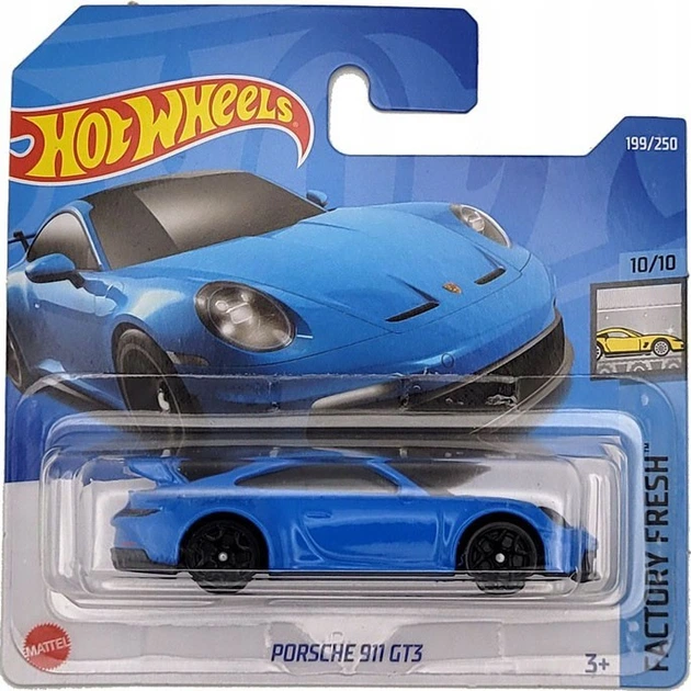 Машинка Hot Wheels Porsche 911 GT3 Factory Fresh-2022 Mattel HCT22