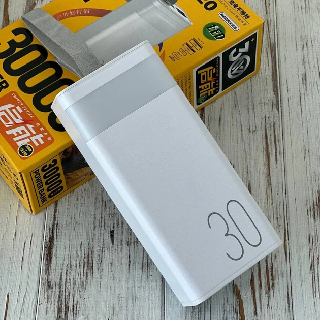Power Bank Remax RPP-320 30000 mAh швидка зарядка 30W (Реальна ...