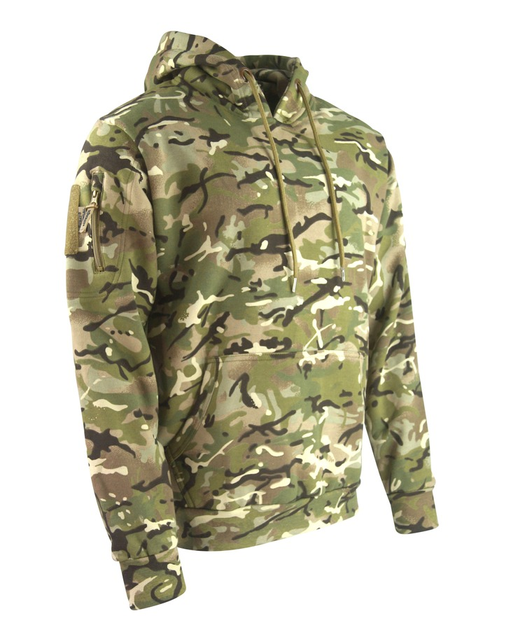 Кофта худи военная тактическая KOMBAT UK мужская с липучками под шевроны Tactical Hoodie L мультикам (OPT-13831) - изображение 1