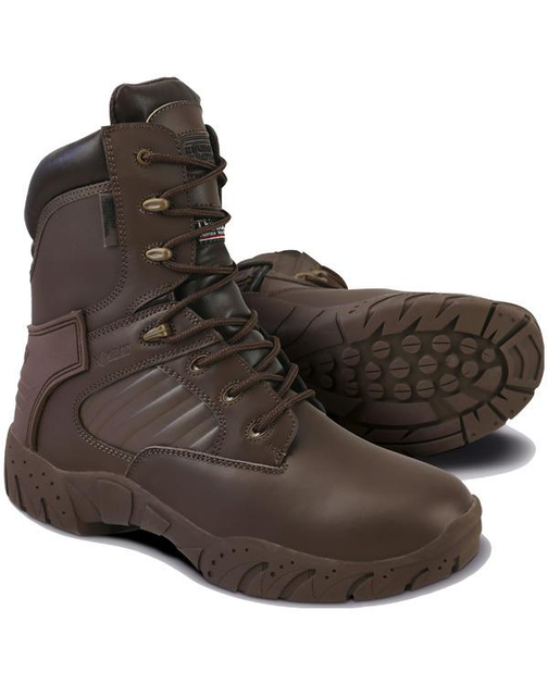 Черевики тактичні військові Kombat UK армійські ЗСУ (ВСУ) Tactical Pro Boots All Leather 45 коричневий (OPT-41091) - зображення 1