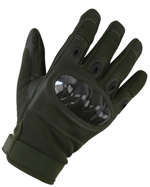 Рукавиці тактичні військові польові рукавички тактичні KOMBAT UK Tactical Gloves XL-XXL оливковий (OPT-13261) - зображення 1