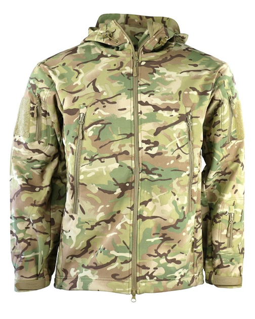 Куртка мужская тактическая KOMBAT UK военная с липучками под шевроны ВСУ Patriot Soft Shell XXL (OPT-32881) - изображение 2