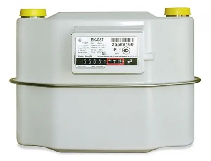 Счетчик газа Elster BK-G6MT мембранный с термокомпенсатором (уличный ...