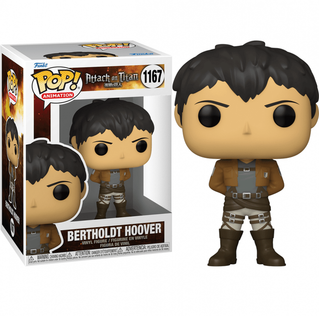 Фігурка Funko Pop Фанко Поп Bertholdt Hoover Бертольт Гувер Атака титанів Attack on Titan см10 AoT K1167 - Фото 1 Фігурка Funko Pop Фанко Поп Bertholdt Hoover Бертольт Гувер Атака титанів Attack on Titan см10 AoT K1167 - зображення 1