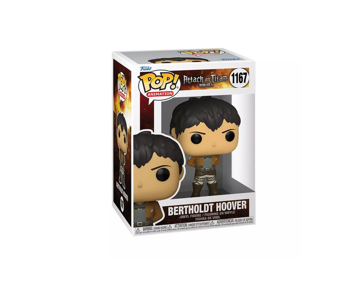 Фігурка Funko Pop Фанко Поп Bertholdt Hoover Бертольт Гувер Атака титанів Attack on Titan см10 AoT K1167 - Фото 3 Фігурка Funko Pop Фанко Поп Bertholdt Hoover Бертольт Гувер Атака титанів Attack on Titan см10 AoT K1167 - зображення 3