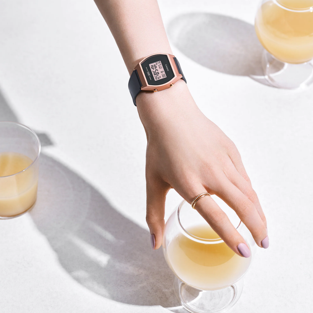 Женские часы Casio LW-204-1A Розовое золото\Черный - изображение 5