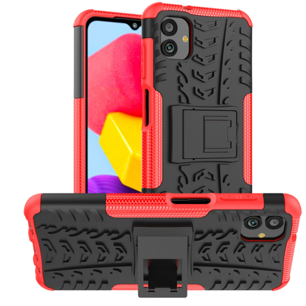 Бронированный чехол Armored Case для Samsung Galaxy A04 red – фото ...