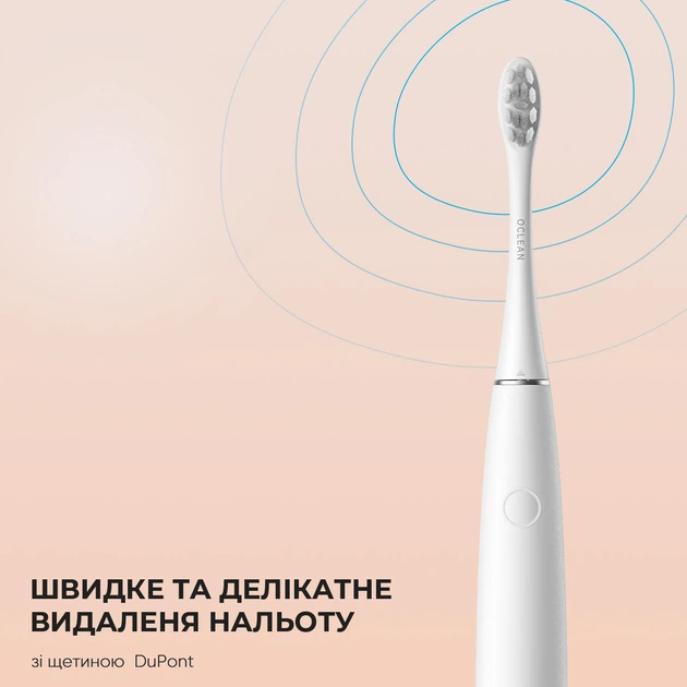 Електрична зубна щітка Oclean Air 2T Electric Toothbrush White - зображення 6
