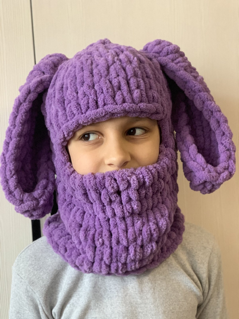 Шапка Снуд с ушками Вязание крючком для детей Crochet Hooded Bear Cowl