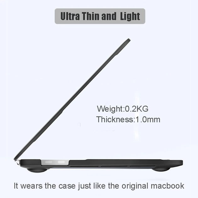 Чехол накладка для MacBook Air 13" Zamax Soft Shield Protective Case - Black&White - изображение 8