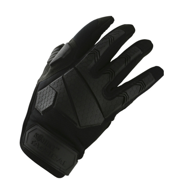 Рукавиці тактичні військові польові рукавички тактичні KOMBAT UK Tactical Gloves L чорний (OR.M_F684109DBC04) - зображення 2