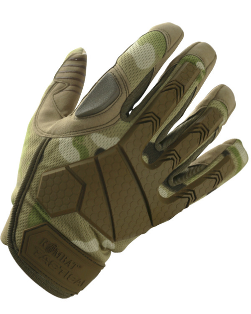 Перчатки тактические военные полевые перчатки тактические KOMBAT UK Tactical Gloves S мультикам (OR.M_668F0E0175E1) - изображение 1