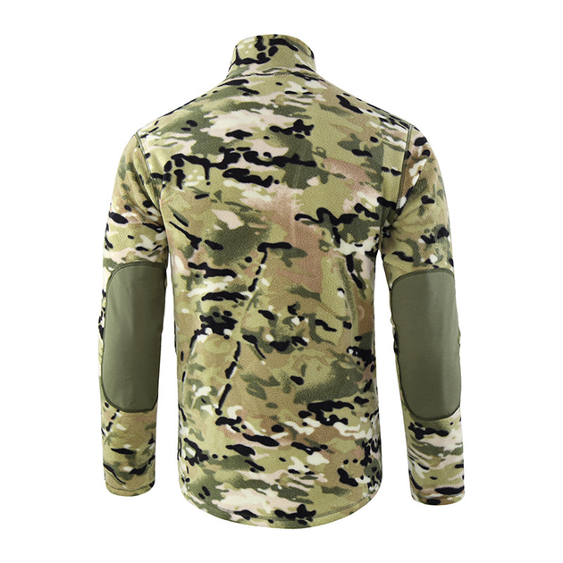 Тактическая кофта Lesko A973 Camouflage CP XL 36р. флисовая мужская (OR.M_31572) - изображение 2