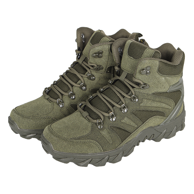 Ботинки тактические Lesko GZ702 Green р.41 военная обувь на шнуровке демисезон taktical (SK-9866-42414) - изображение 1