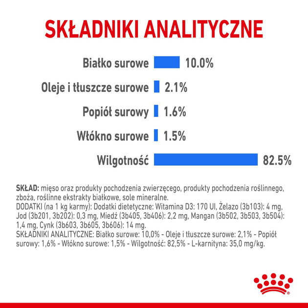 Mokra karma dla dorosłych kotów Royal Canin Light Weight Care kawałki w sosie 85 g (9003579308769) - obraz 6