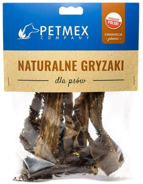 Gryzak naturalny dla psów Petmex Żwacze wołowe 100 g (5905279194618) - obraz 1