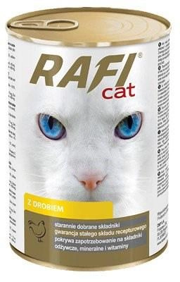 Вологий корм для котів Dolina Noteci Rafi Cat z kurczakiem-kaw. w sos 415g (5902921300229) - зображення 1
