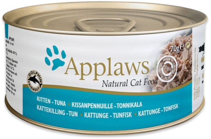 Вологий корм для кошенят Applaws з тунцем 70 г (5060333435240) - зображення 1