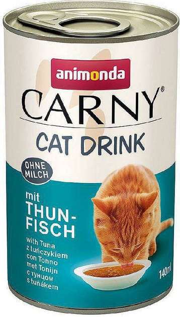 Napój dla kotow Animonda Carny Cat Drink z tuńczykiem 140 ml (4017721835923) - obraz 1