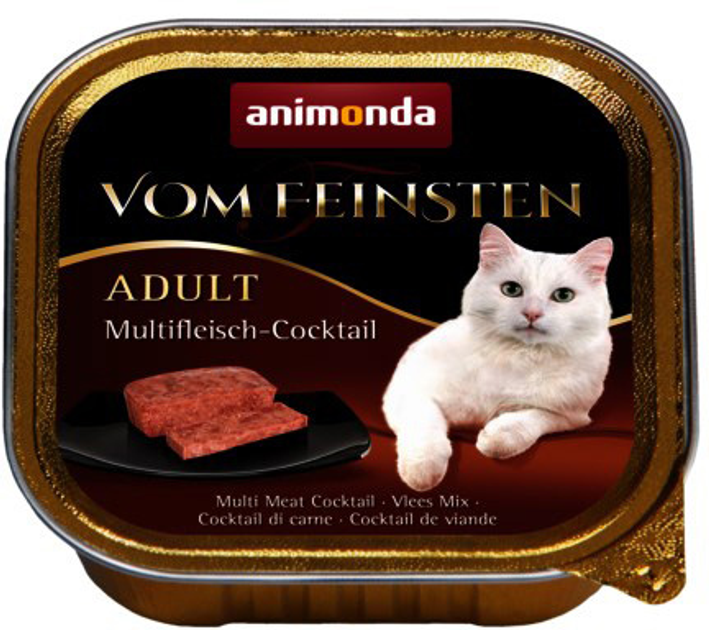 Mokra karma dla kotów Animonda Vom Feinsten Koktajl mięsny 100 g (4017721834414) - obraz 1
