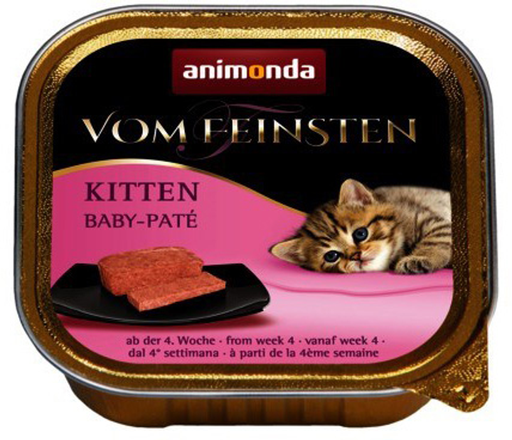 Mokra karma dla kociąt Animonda Vom Feinsten Pasztet z tuńczykiem 100 g (4017721834360) - obraz 1