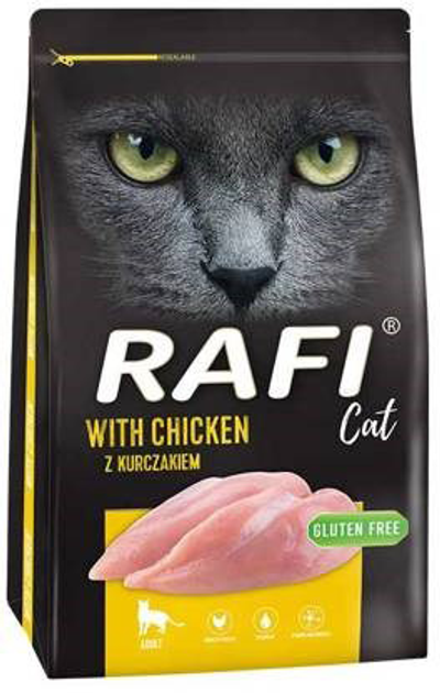 Sucha karma dla kota Dolina Noteci Rafi Cat z kurczakiem 7kg (5902921306092) - obraz 1