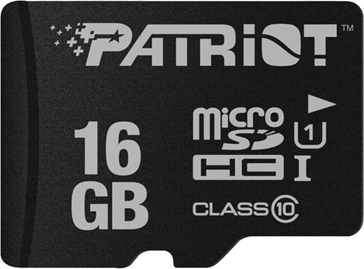 Карта памяти Patriot microSDHC 16GB Class 10 UHS-I LX (PSF16GMDC10) - изображение 1