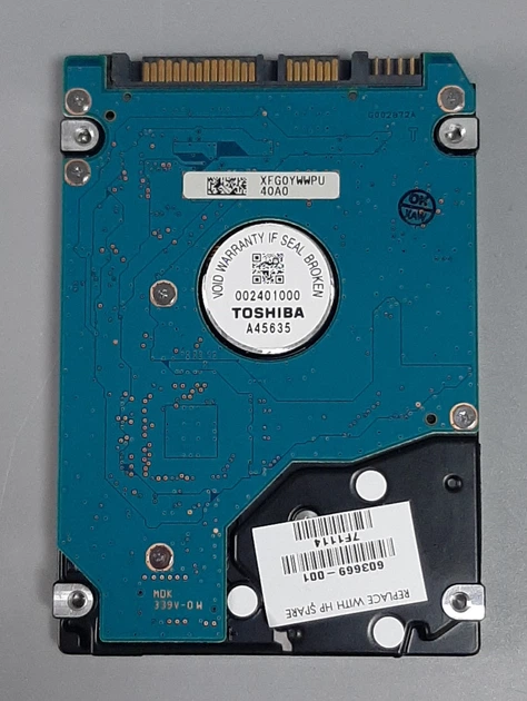 Жесткий диск 2.5" 500Gb Toshiba MK5061GSYN (16Mb/7200/SATAIII) БУ - Фото 2 Жесткий диск 2.5" 500Gb Toshiba MK5061GSYN (16Mb/7200/SATAIII) БУ - изображение 2